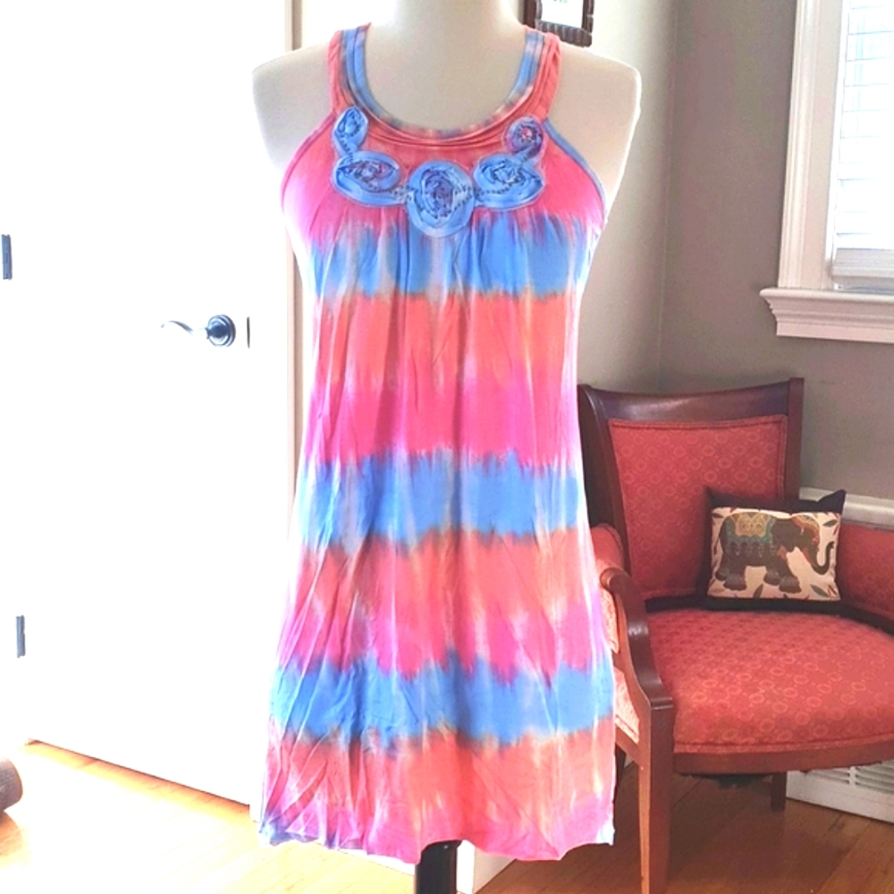 Haven Girl NWT Tropical Sorbet Tie Dye Girls/Tweens Dress